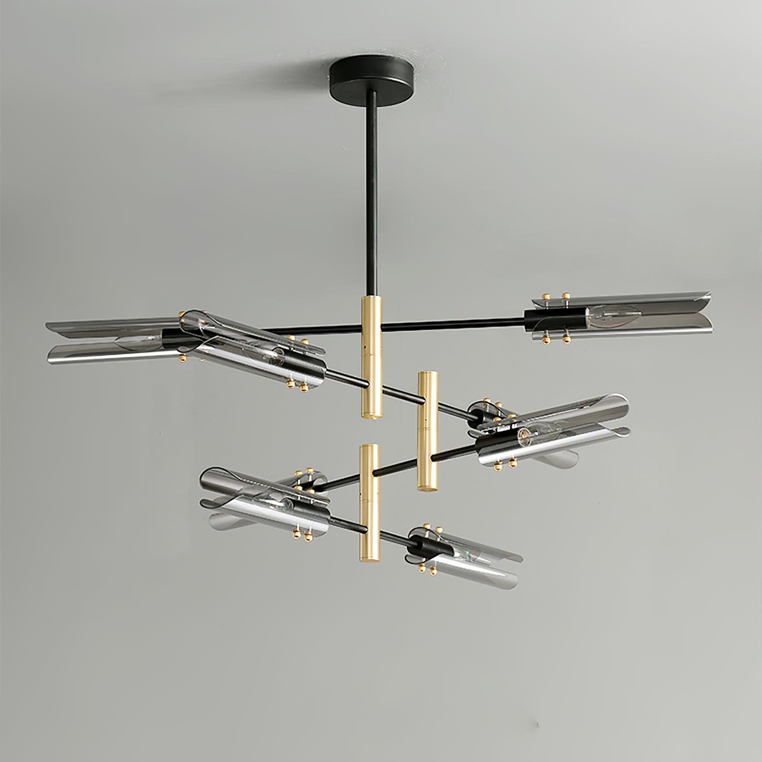 Eloz Chandelier Double 6-Light Modern