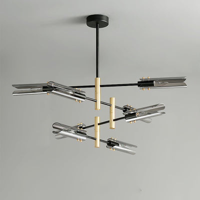 Eloz Chandelier Double 6-Light Modern