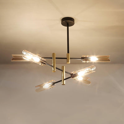 Eloz Chandelier Double 6-Light Modern