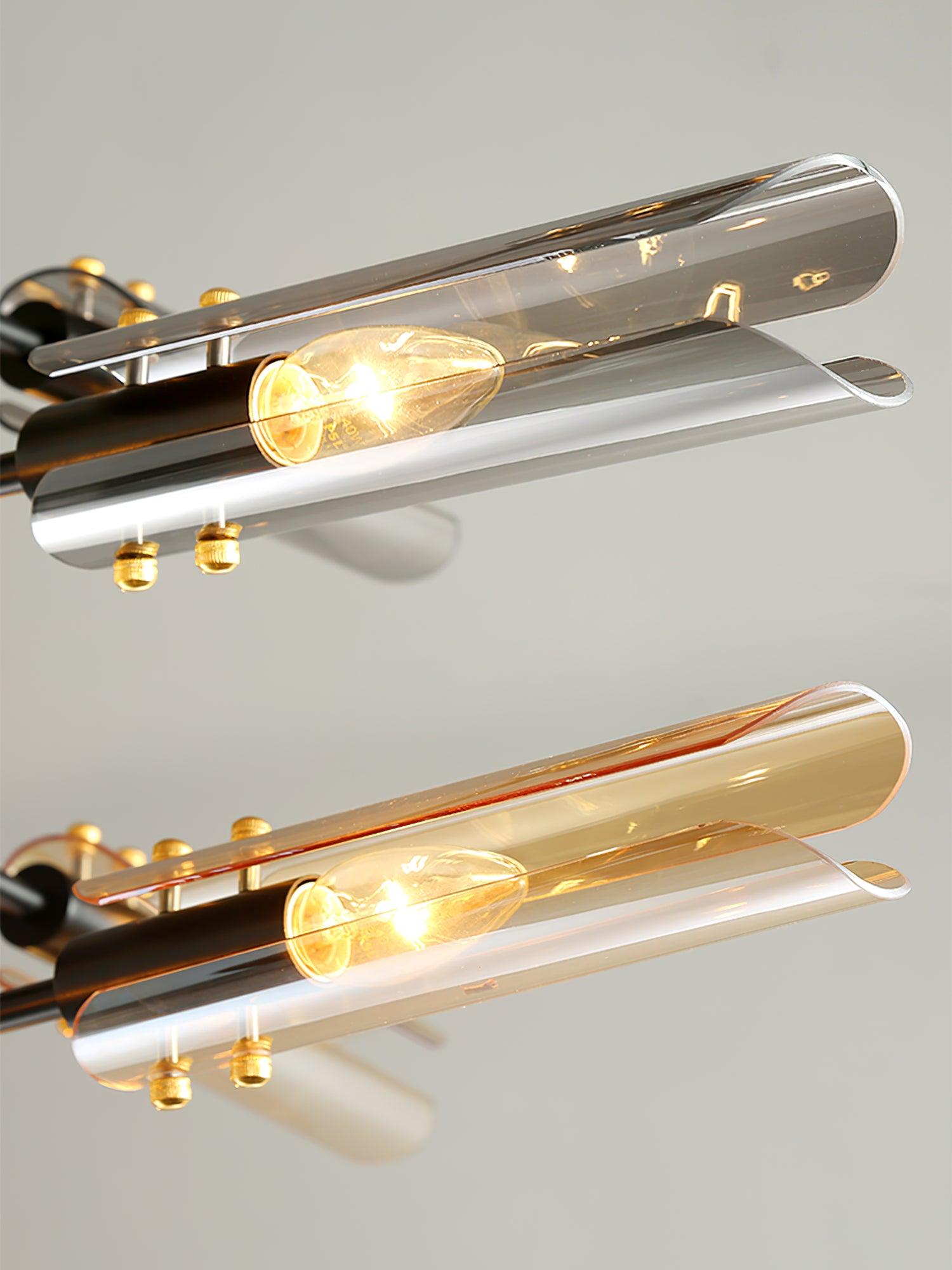 Eloz Chandelier Double 6-Light Modern