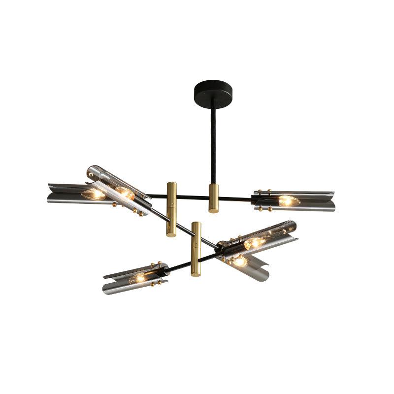 Eloz Chandelier Double 6-Light Modern