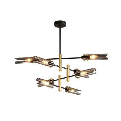 Eloz Chandelier Double 6-Light Modern