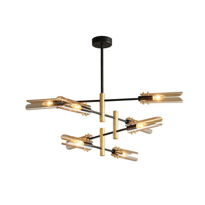 Eloz Chandelier Double 6-Light Modern
