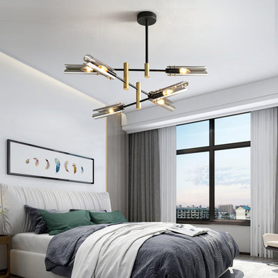 Eloz Chandelier Double 6-Light Modern