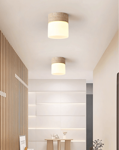 Valirina Travertine Ceiling Lamp