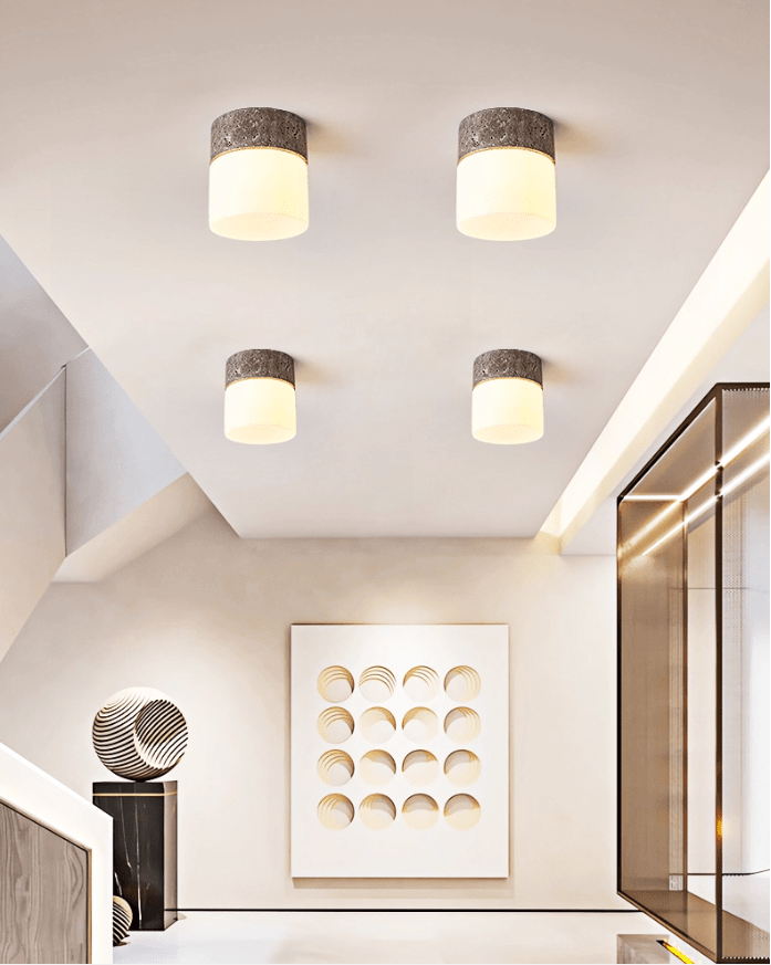 Valirina Travertine Ceiling Lamp