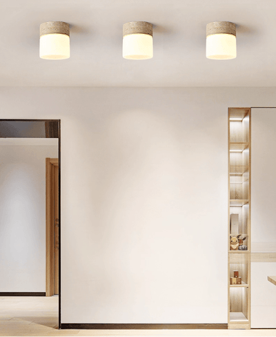 Valirina Travertine Ceiling Lamp
