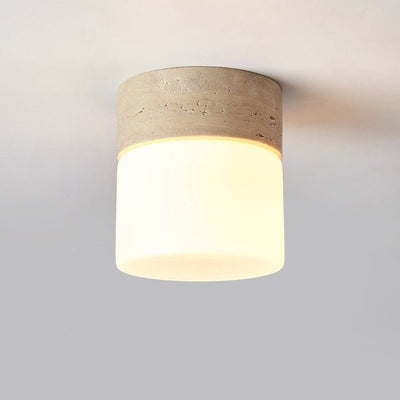 Valirina Travertine Ceiling Lamp