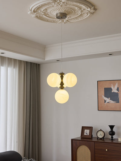 Cucarara Traditional Nordic Art Arc Wood Chandelier