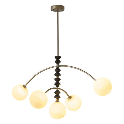 Cucarara Traditional Nordic Art Arc Wood Chandelier