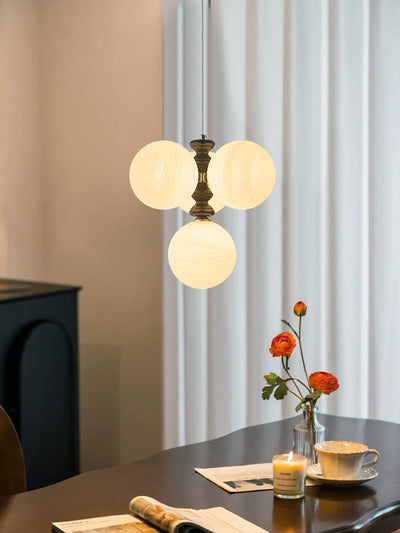 Cucarara Traditional Nordic Art Arc Wood Chandelier