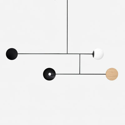 Orbital Balance Modern Linear Pendant Light - Neutral Decor