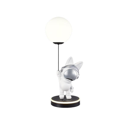 Stellar Astronaut and Planet Lamp