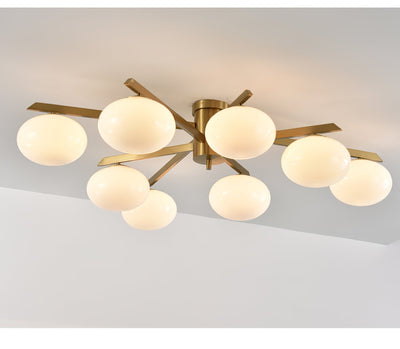 Velaraya Modern Glass Ceiling Light
