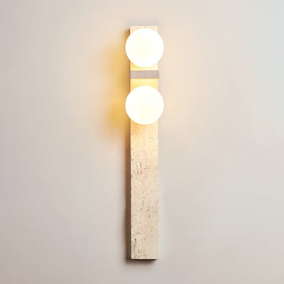 Cassiopeia Travertine Wall Light