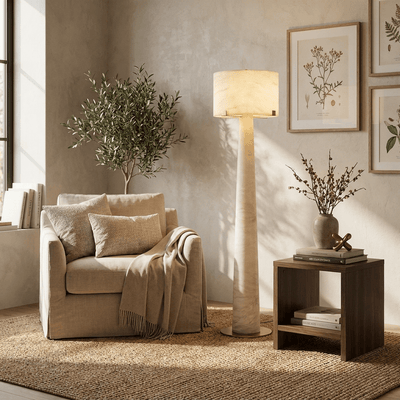 Nivaline Alabaster Floor Lamp