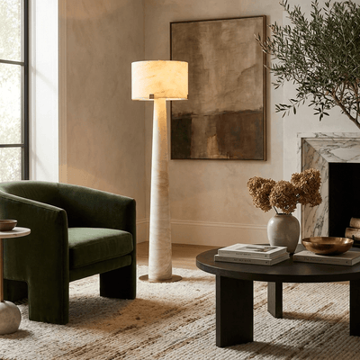 Nivaline Alabaster Floor Lamp