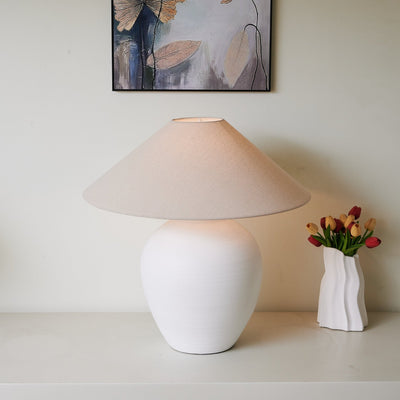 Natalie Minimalist Ceramics Table Lamp