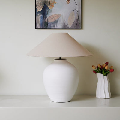 Natalie Minimalist Ceramics Table Lamp