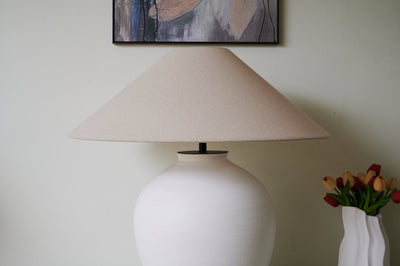 Natalie Minimalist Ceramics Table Lamp