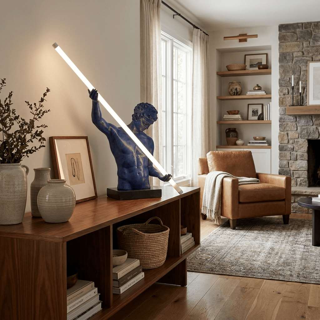 Atlas Beam Sculpture Lamp
