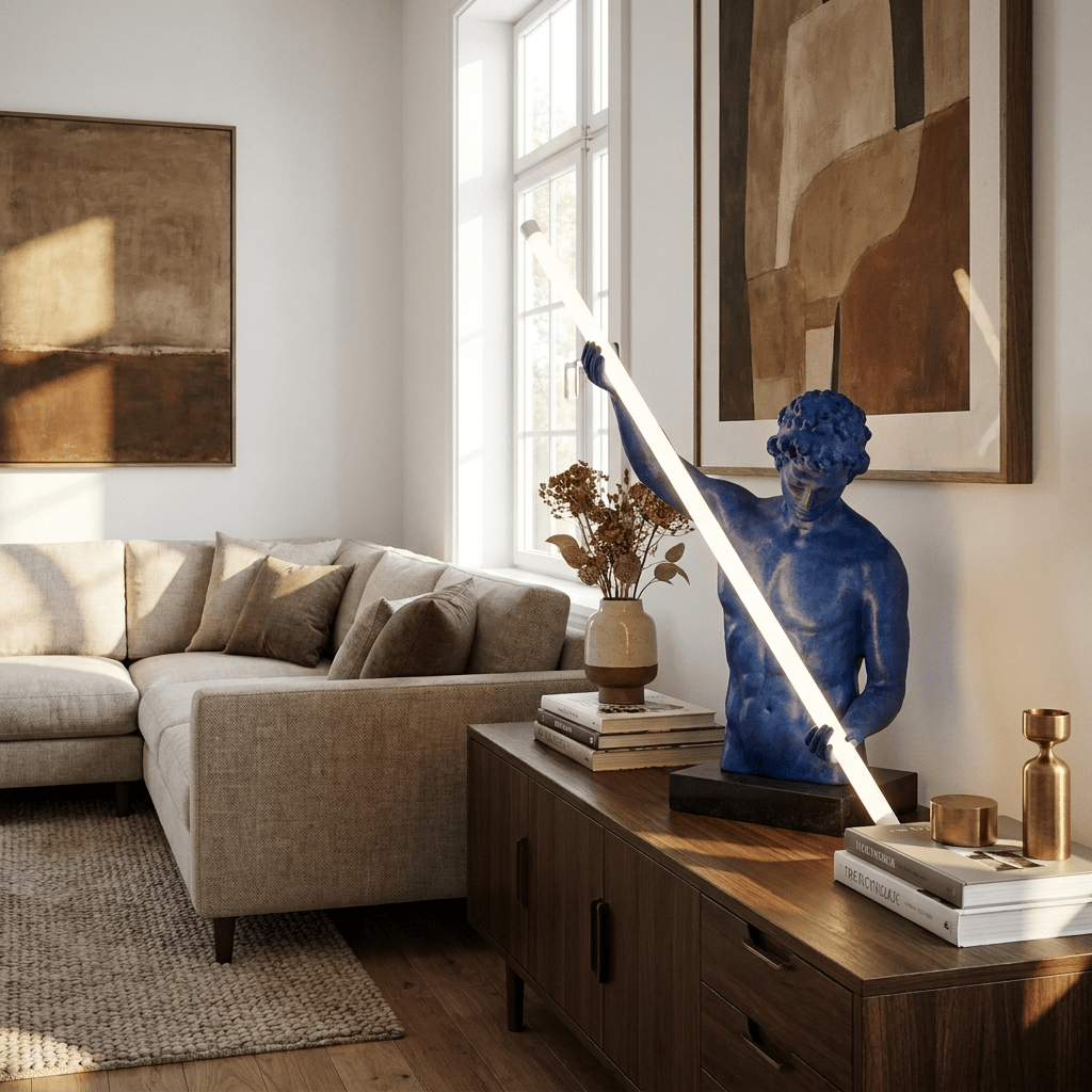 Atlas Beam Sculpture Lamp