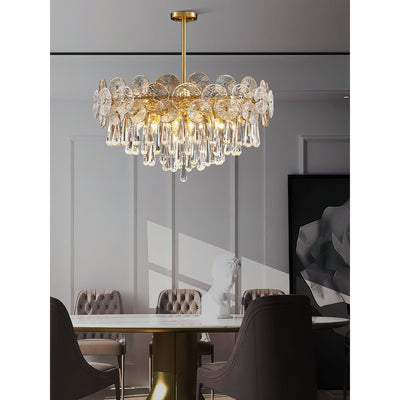 Caeluvyo Postmodern Luxury Elegance Crystal Chandelier