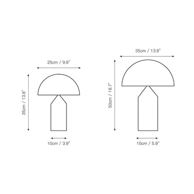 Celanielle Glass Table Lamp
