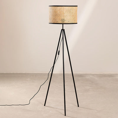 Trio Vintage Bamboo Floor Lamp