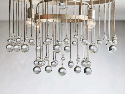 Fljotuvyo Postmodern Luxury Brass Crystal Flush Mount Ceiling Lamp