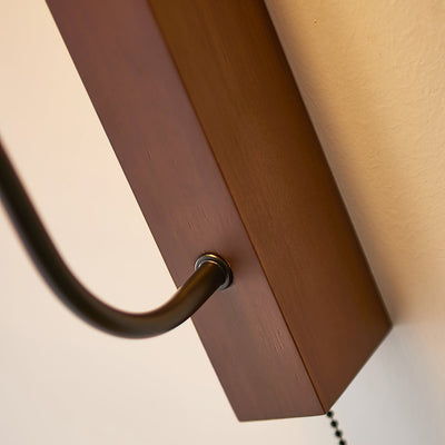 Viphayra Lever Arm Travertine Wall Light