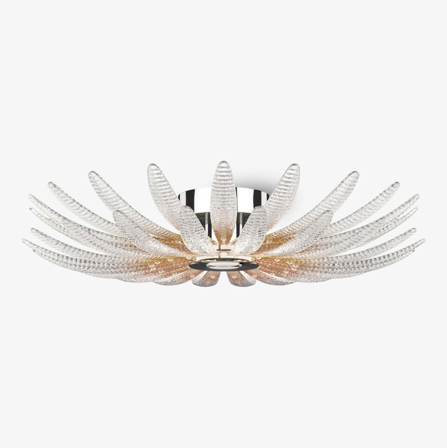 Ignatius Glass Petal Ceiling Light