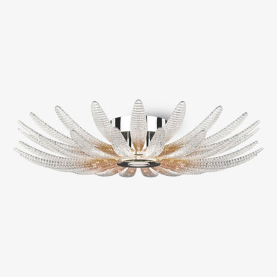 Ignatius Glass Petal Ceiling Light