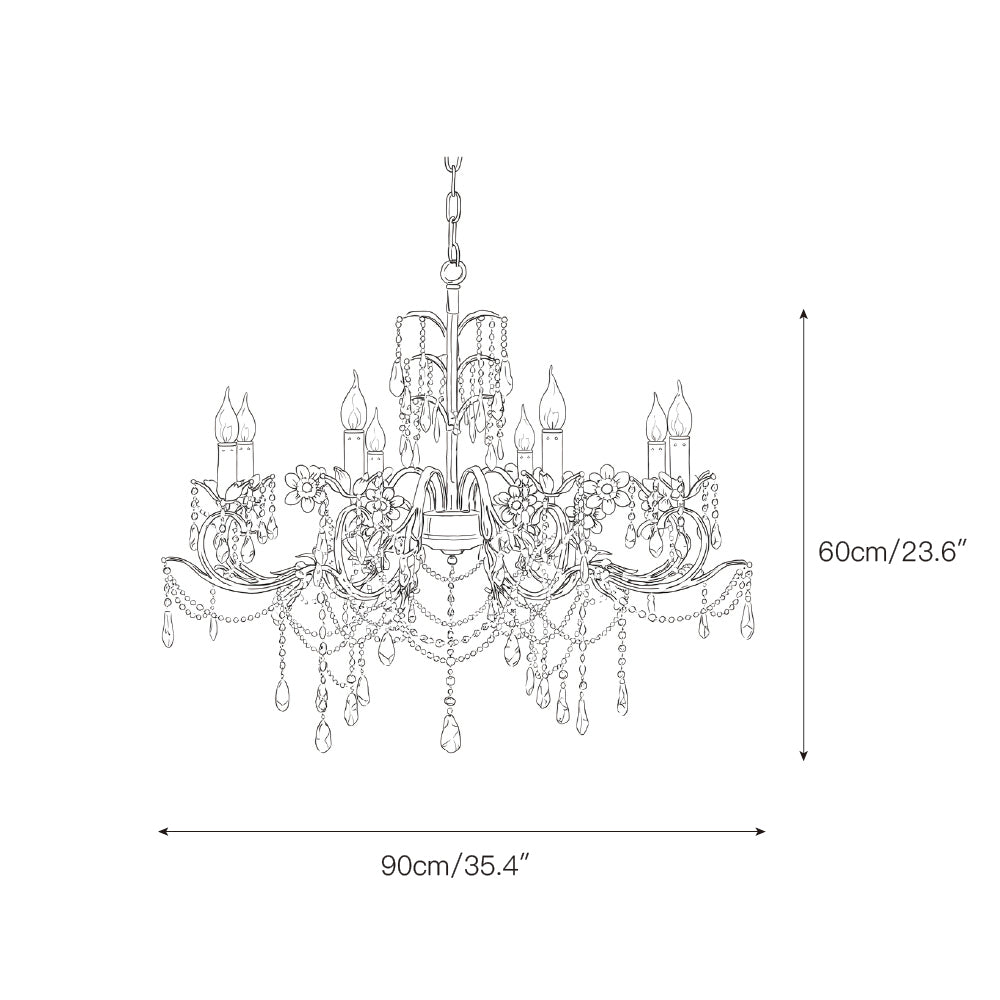 Somna Floral Chandelier