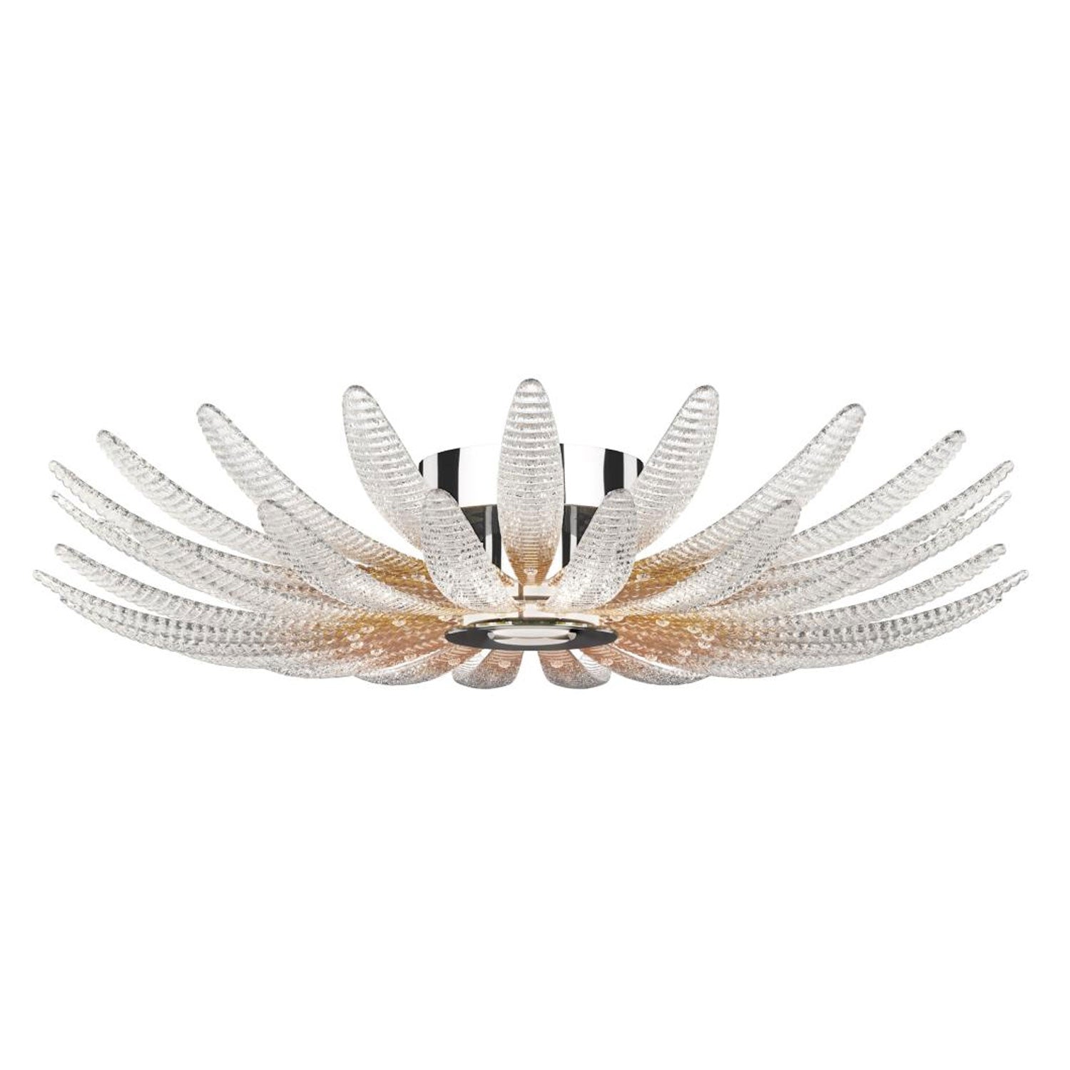 Ignatius Glass Petal Ceiling Light