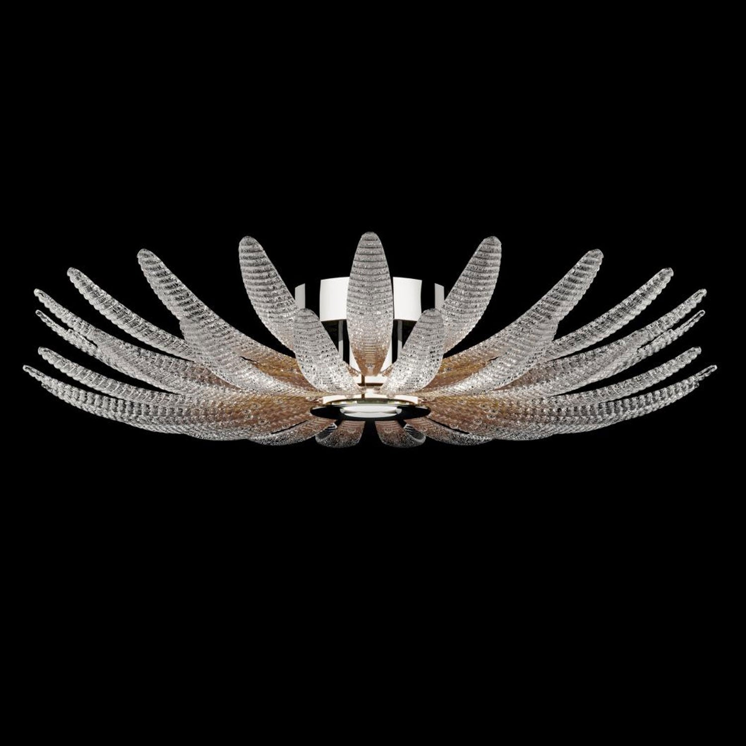 Ignatius Glass Petal Ceiling Light