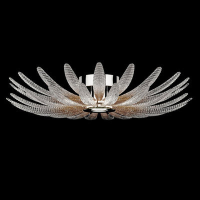 Ignatius Glass Petal Ceiling Light