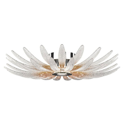 Ignatius Glass Petal Ceiling Light