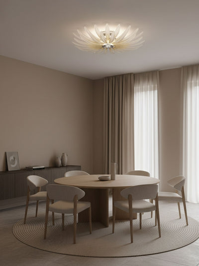 Ignatius Glass Petal Ceiling Light