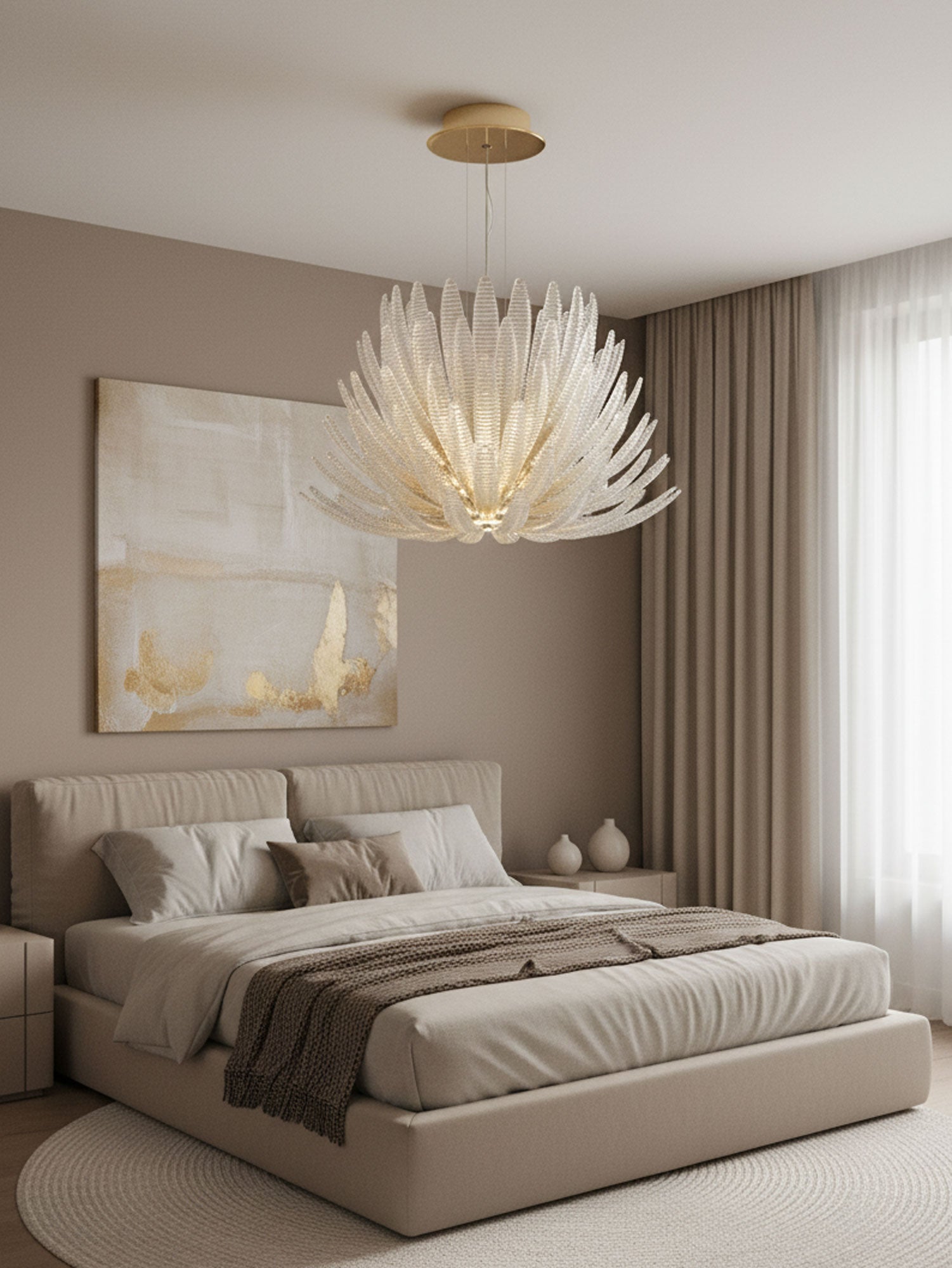 Valerio Aurelia Glass Petal Chandelier