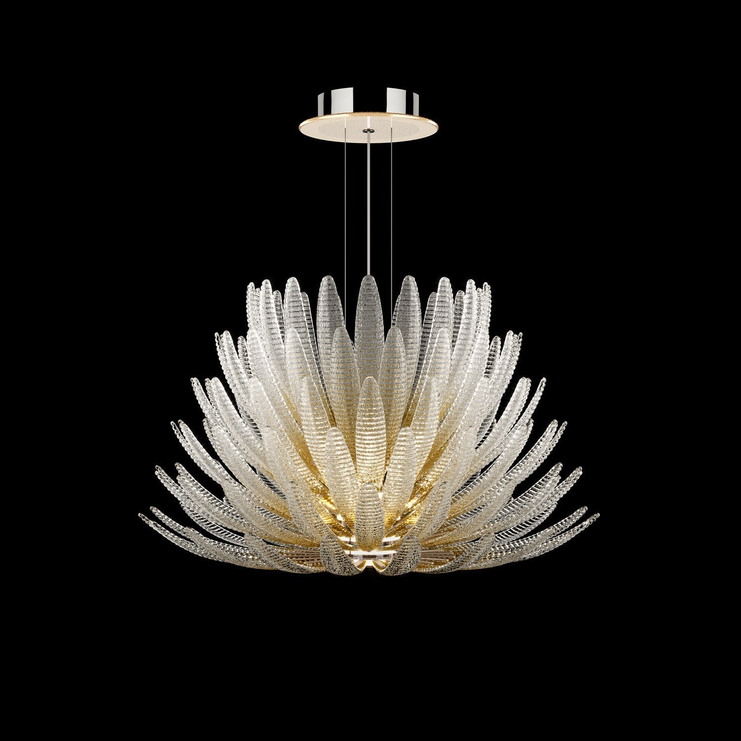 Valerio Aurelia Glass Petal Chandelier
