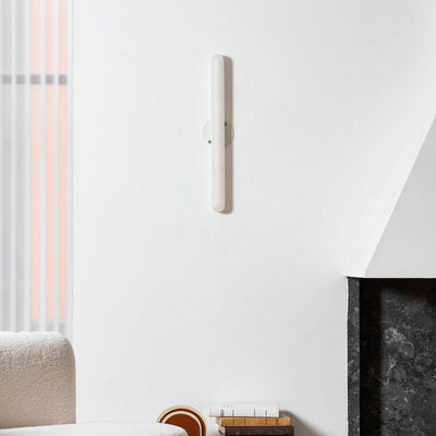 Alderstone Slim Alabaster Linear Indoor Wall Light