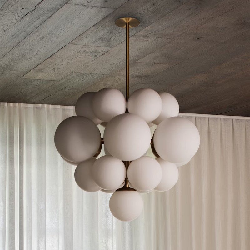 Niveora Cloud Alabaster Cluster Chandelier
