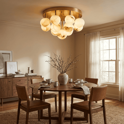 Renereon Cloudstone Globe Chandelier