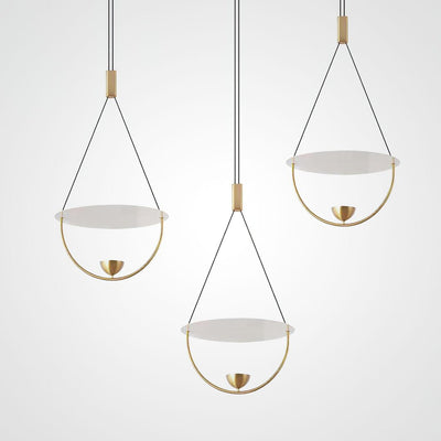 Vecaros Modern Minimalist Disc Pendant Lamp