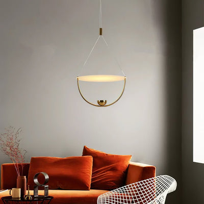 Vecaros Modern Minimalist Disc Pendant Lamp