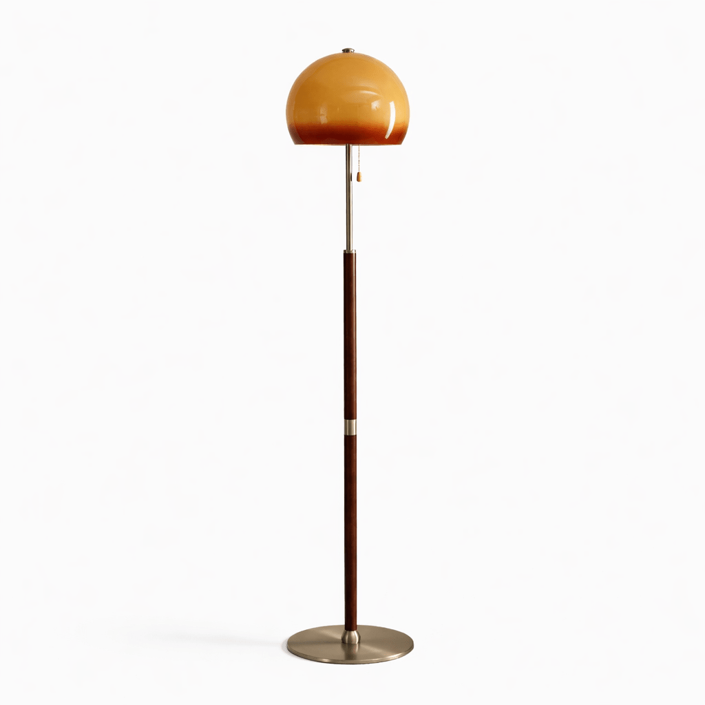 Terielella Amber Dome Floor Lamp