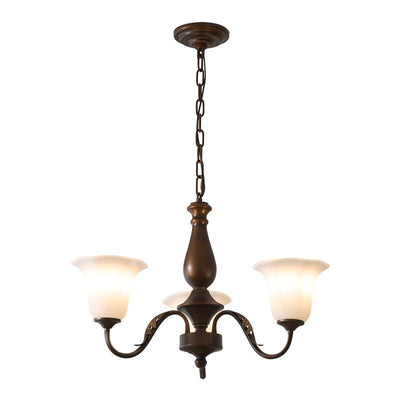 Uveleth Traditional Elegance Glass Chandelier