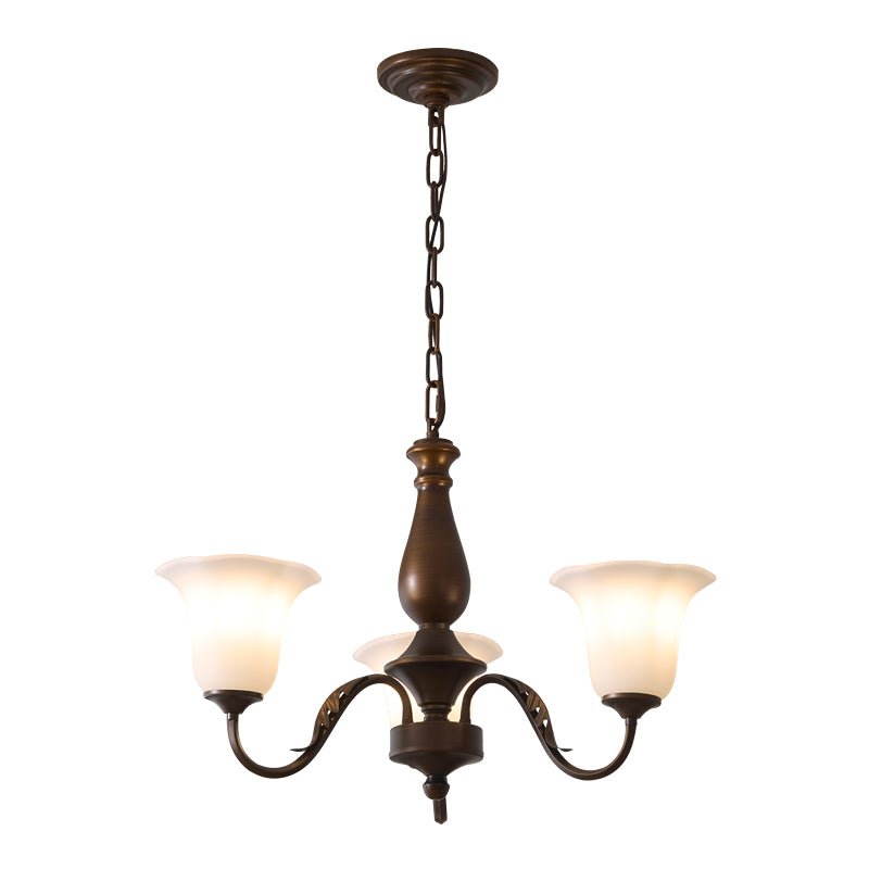 Uveleth Traditional Elegance Glass Chandelier