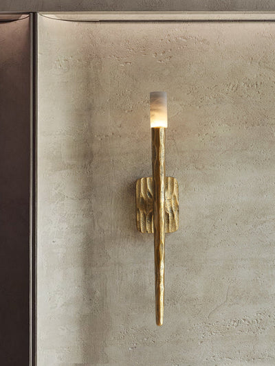 Julius Alabaster Cylindrical Minimalist Wall Lamp